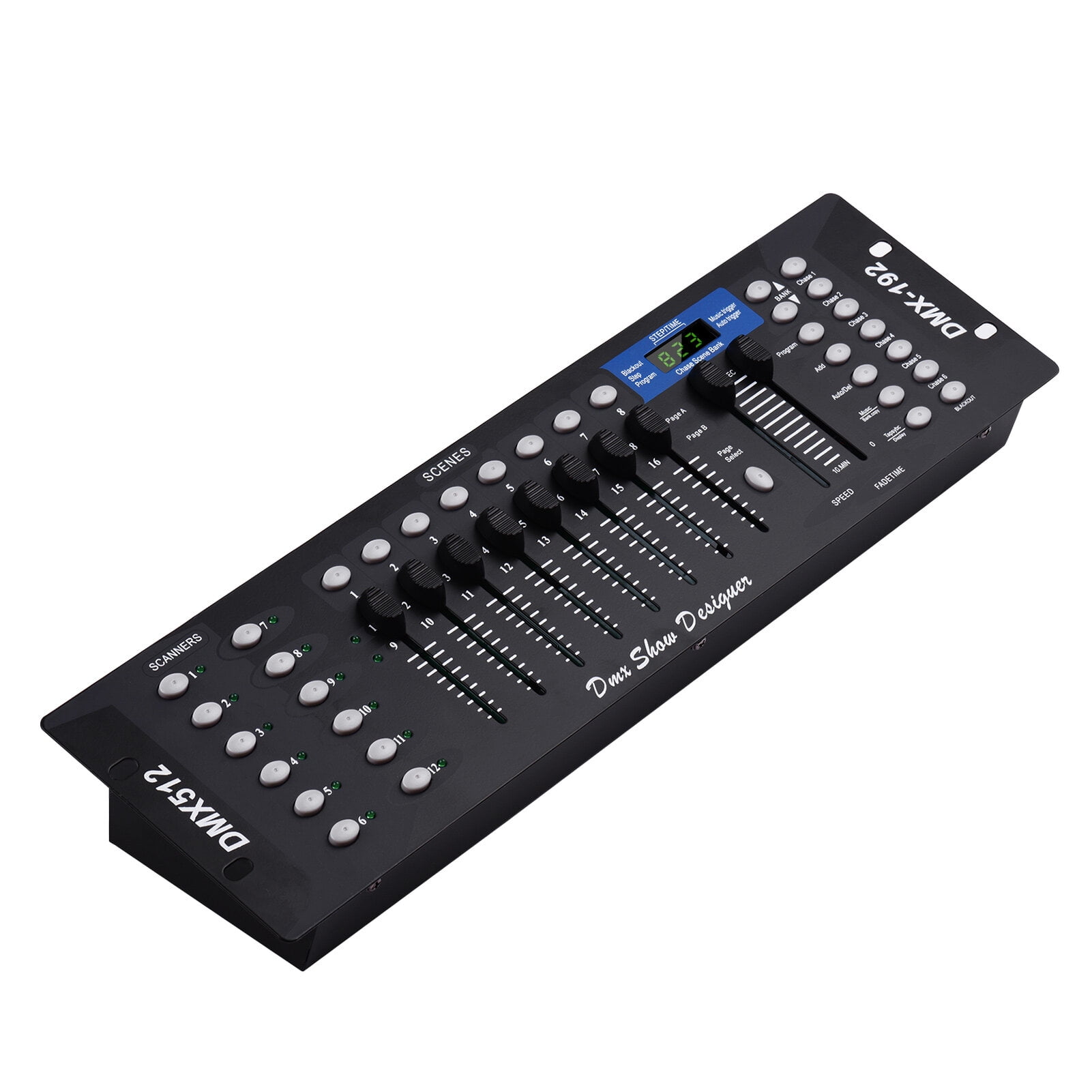 DMX512 Light Controller Console Panel 192CH Programming Function Sound ...