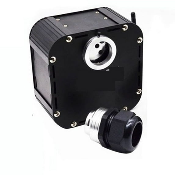 DMX512 RGB Twinkle 50W Fiber Optic Light Engine With Plastic Fiber Optic Cable LED Ceiling Starry Lights Kit For Ceiling Star