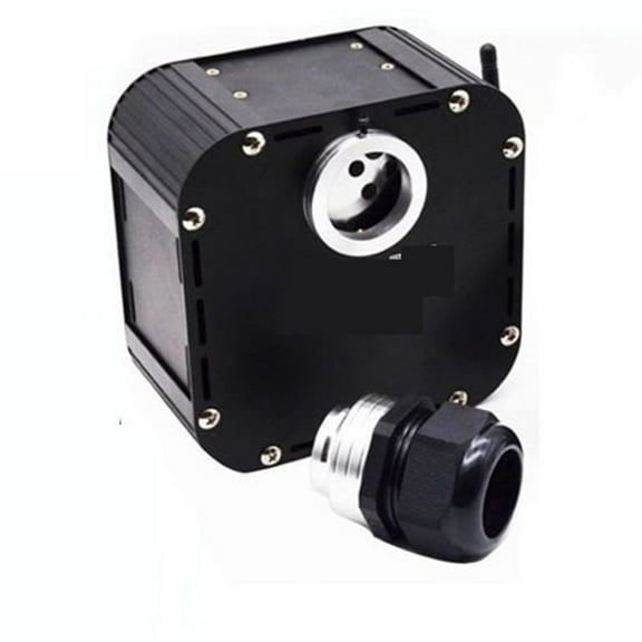 DMX512 RGB Twinkle 50W Fiber Optic Light Engine With Plastic Fiber Optic Cable LED Ceiling Starry Lights Kit For Ceiling Star