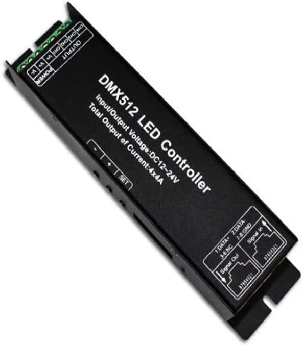 DMX512 decoder LED Digital Tube 4 Channel RGBW Strip Control Article ...