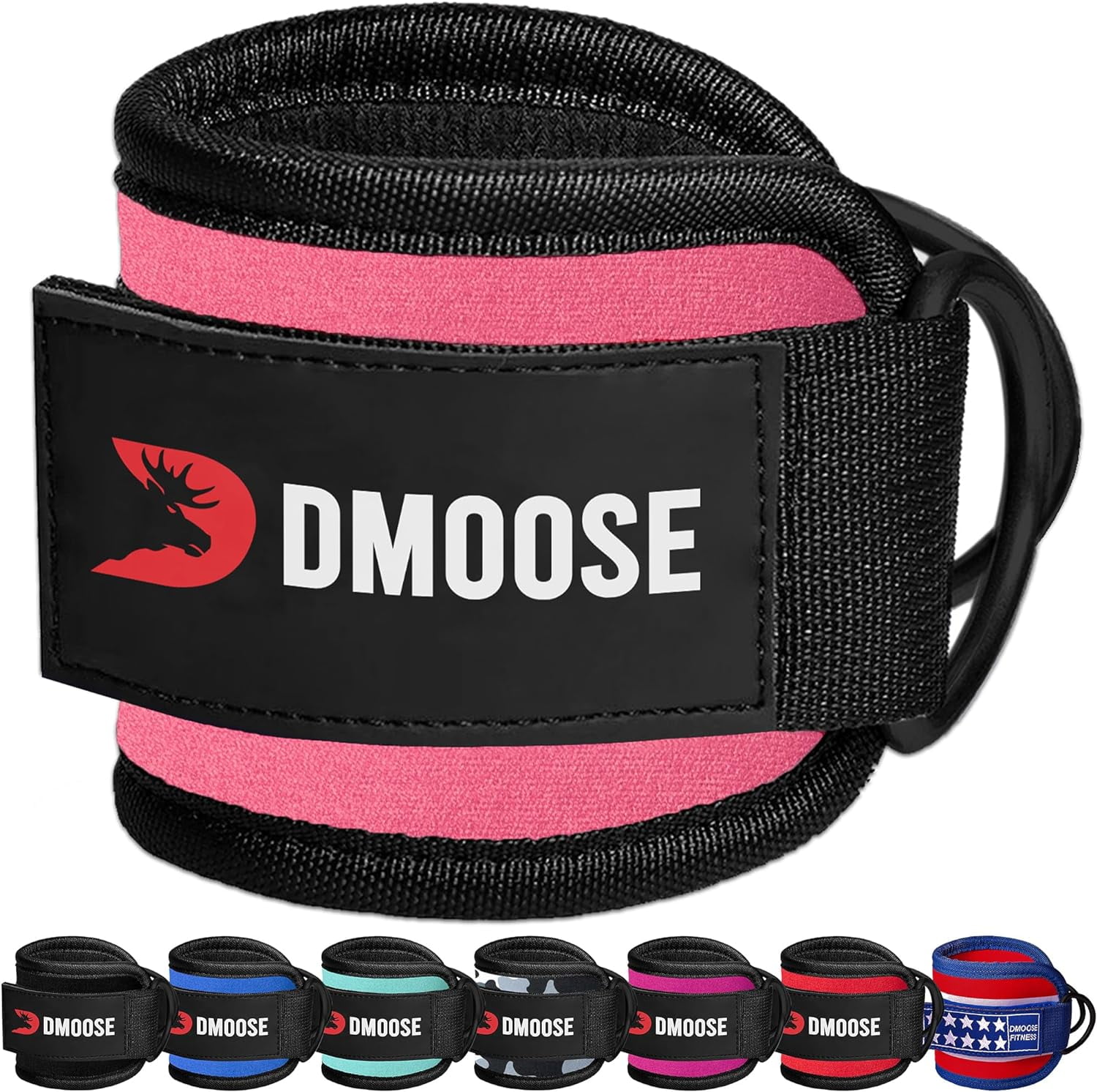 DMoose Ankle Strap for Cable Machine One Size Fit with Premium
