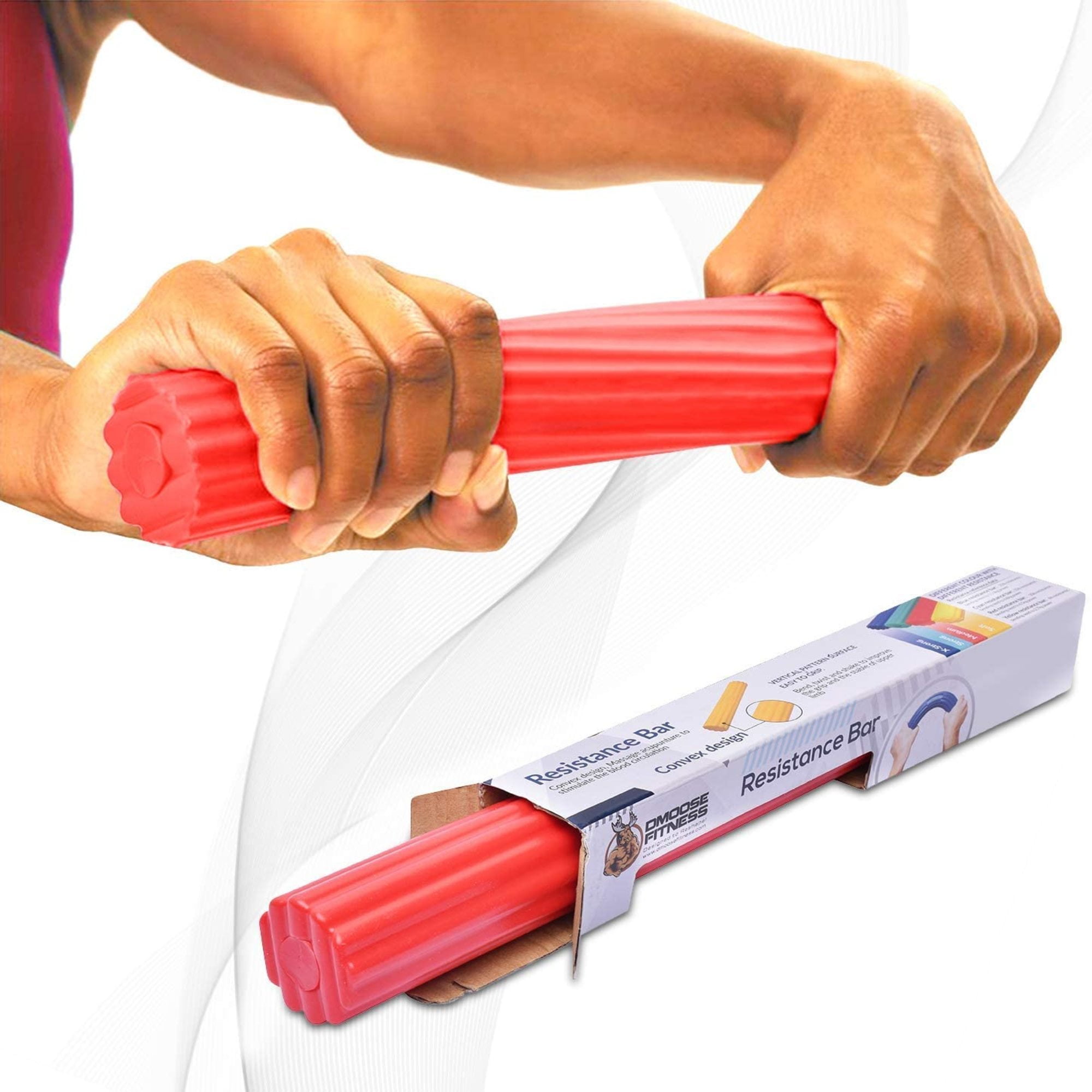 DMoose Fitness Flex Tennis Elbow Bar for Physical Therapy, Improve Hand