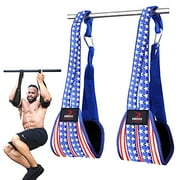 DMoose Fitness Hanging Ab Straps for Abdominal Muscle Building and Core Strength Training, American