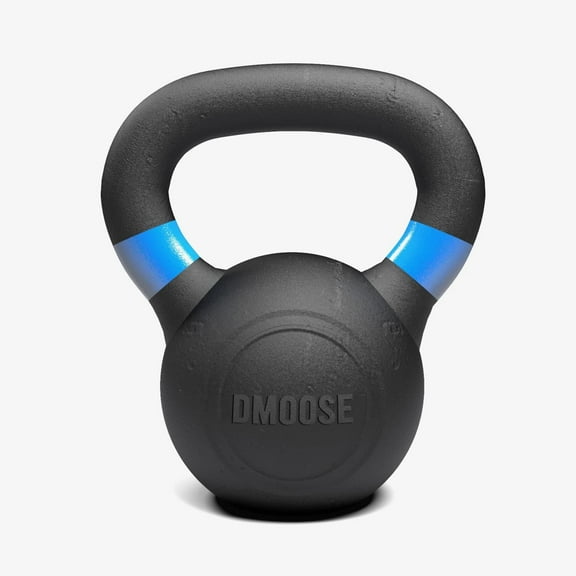 DMoose Kettlebell for Weightlifting, Strength Training Kettlebells, Conditioning, Deadlift, Squat, Press, and Core Training - Home Gym for Men and Women - With Handle for Full-Body Workout