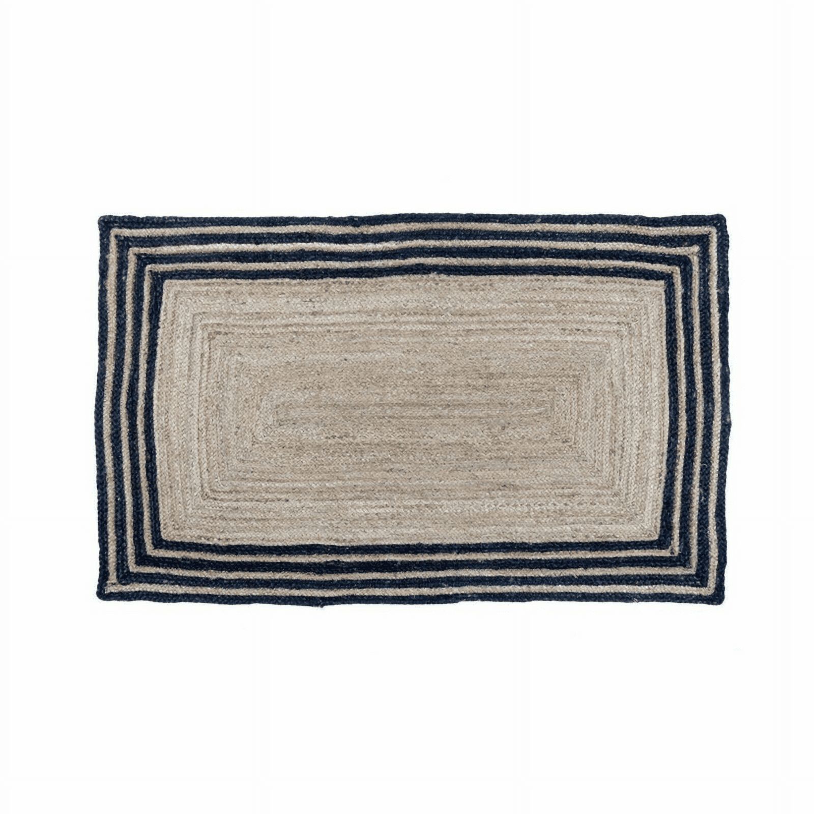 Rectangle Rug 2x6 DN HANDICRAFT Unique Living Room Rug Design Black Border Rectangle ...