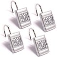 thumbnail image 1 of DN_LIN New Popular Bath Sinatra Silver Collection - Bathroom Shower Curtain Hooks, 1 of 1