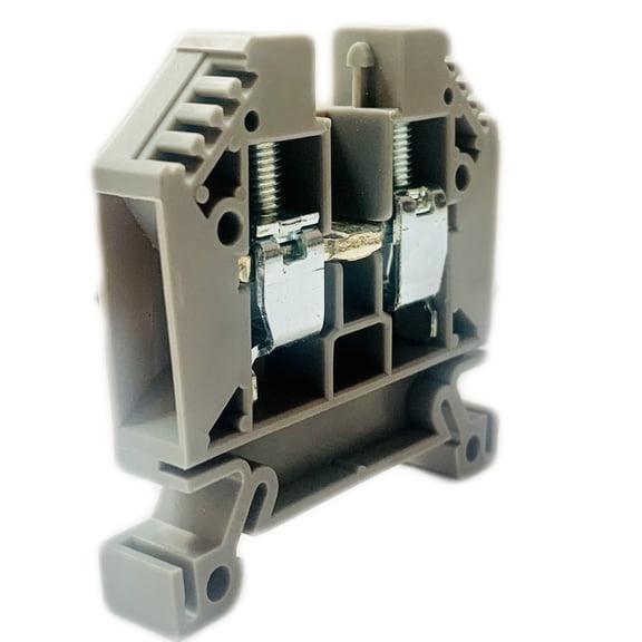DN-T6 Terminal Block Single Level ACC 18-6 AWG 65A 600V 35MM Din Rail