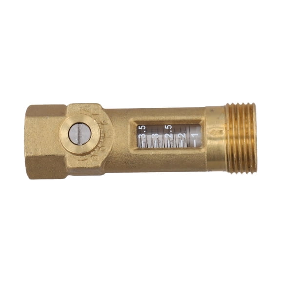 DN15DN20 Balancing Valve Spring Flow Meter Brass Flow Reader 1-3.5L/min 2-8L/min