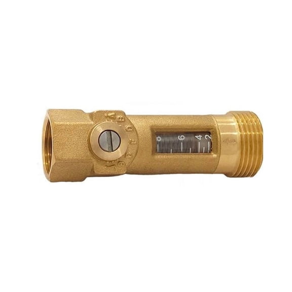 DN15DN20 Balancing Valve Spring Flow Meter Brass Flow Reader 1-3.5L/min 2-8L/min