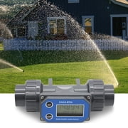 DN25-DN80 Flow Meter, LCD Digital Display Flowmeter PVC Pipe Liquid Water For Farm Garden Irrigation Tool - Accurate Monitoring