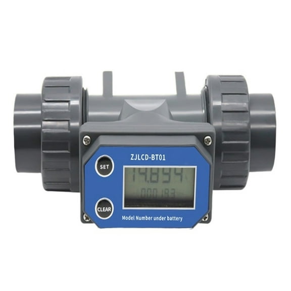 DN25-DN80 Water Flow Meter, LCD Digital Display Flowmeter, PVC Pipe Liquid Water For Farm Garden Irrigation ,Good Performance