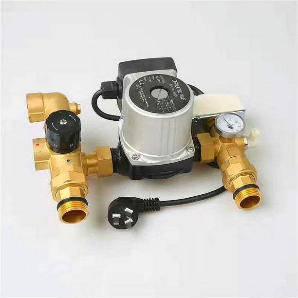 DN25 Water circulating pumps water manifold hot / cold water mixing