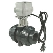 DN50 Normally Closed 110VAC-230VAC Motorized Ball Valve,2 PVC Electric Ball Valve ,With U.S. Plug