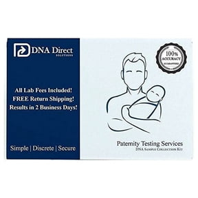 DNA Direct Solutions Paternity Test Kit, All Lab Fees & Shipping to Lab Included, Results in 2 Business Days