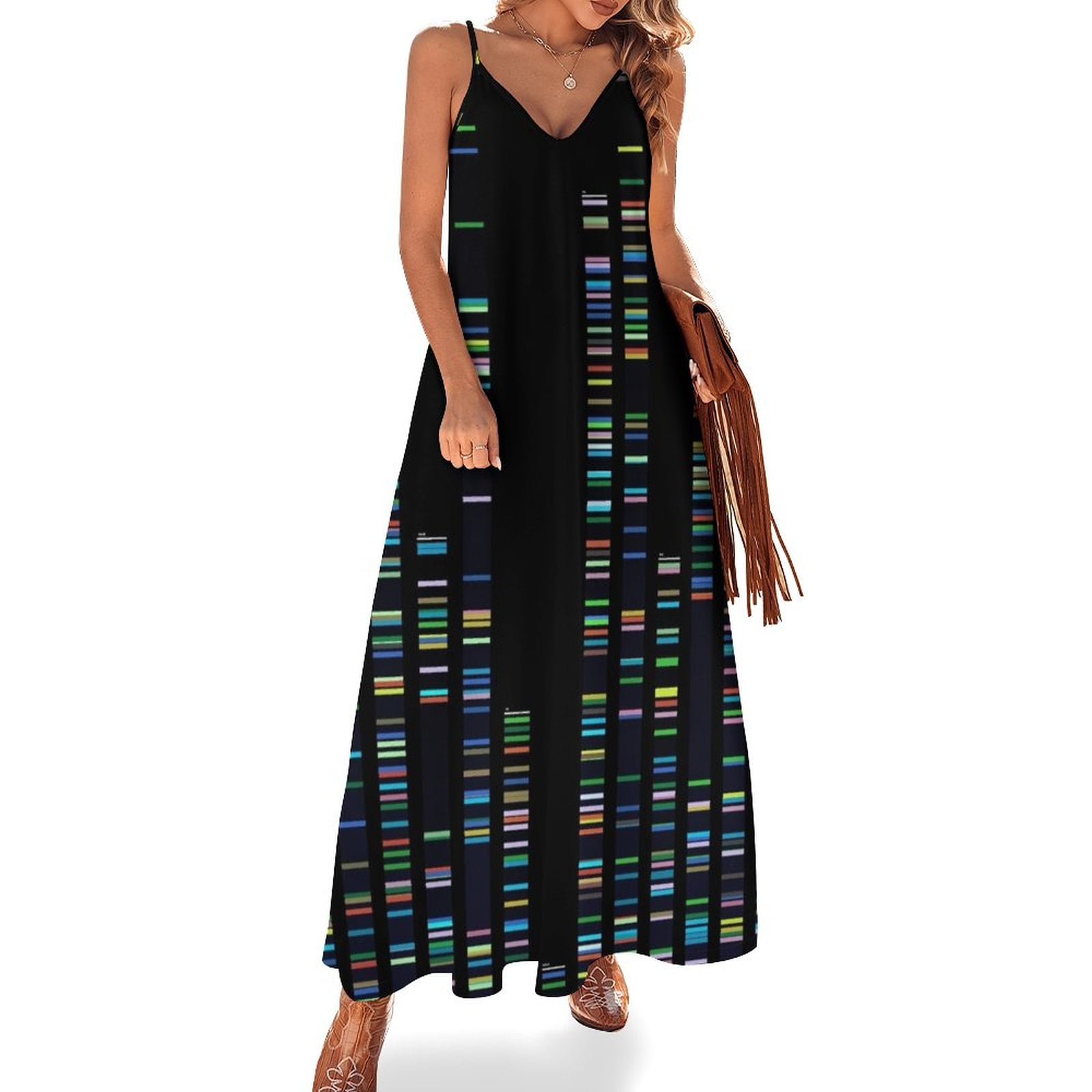 DNA Genome Sequence Sleeveless Dress wedding guest dress summer dresses ...