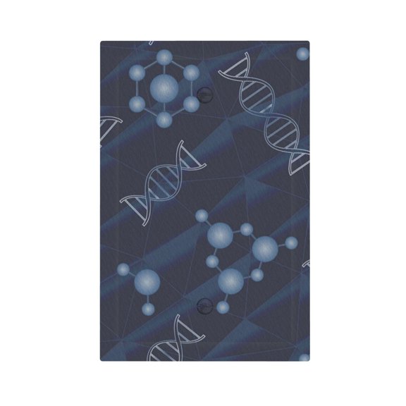 DNA Geometric Science Light Switch Cover Decorator No Device Blank Wall Plate 1-Gang Receptacle Outlet Decor