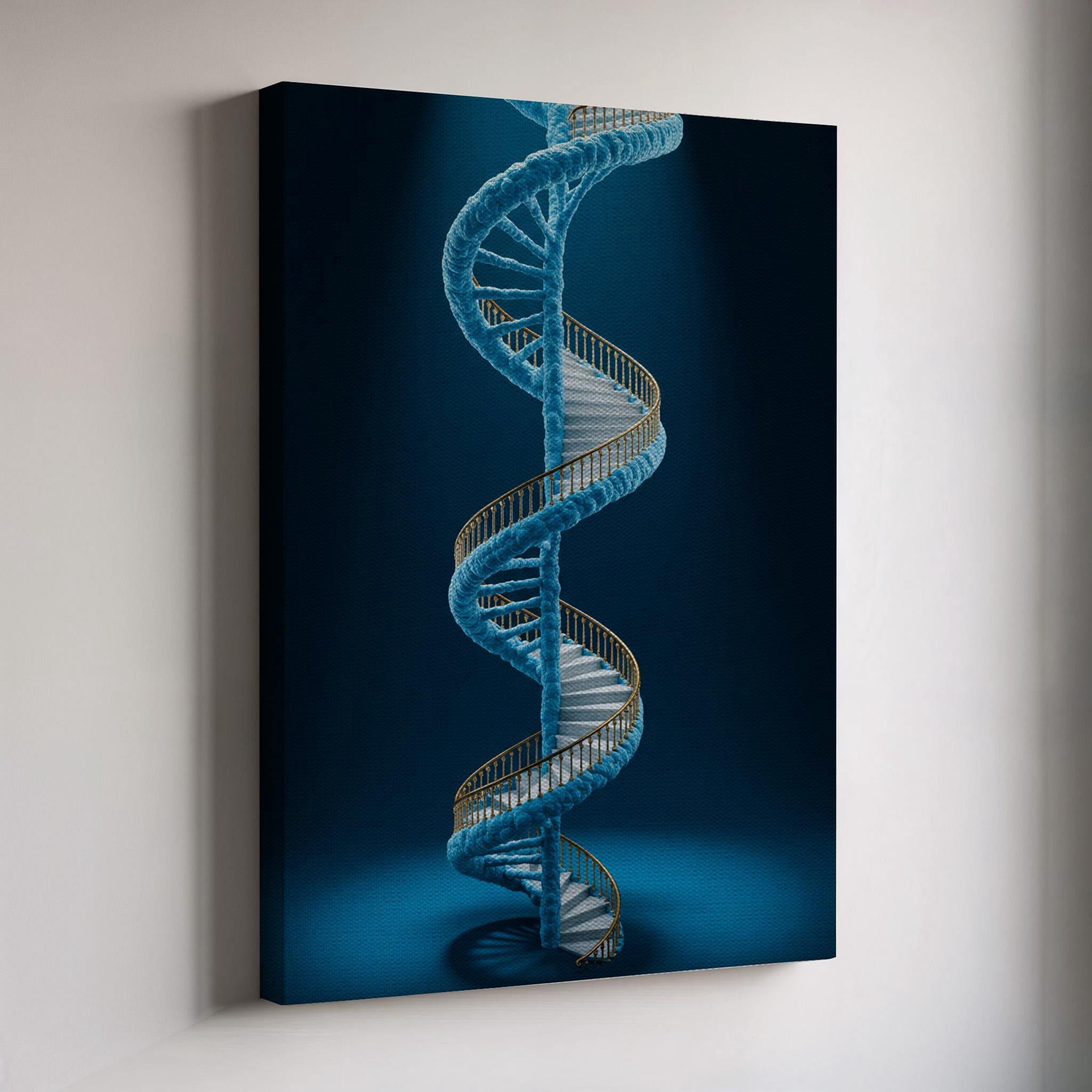 DNA Helix Staircase Futuristic Spiral Structure For Science Lovers ...