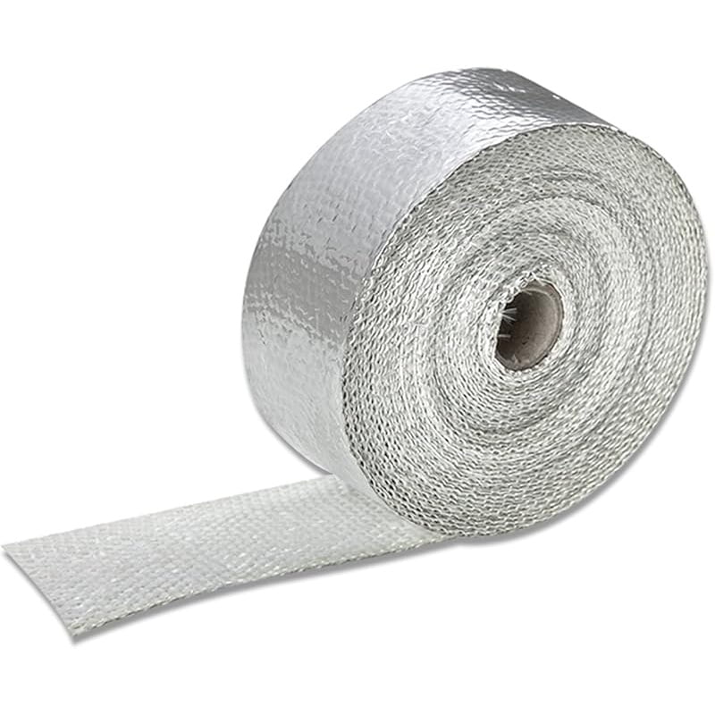 2" X16' Adhesive Exhaust Header Pipe Wrap Heat Shield Tape - Foto 8