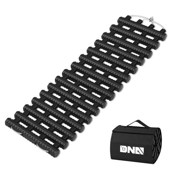 DNA MOTORING 24" Recovery Traction Tracks Mat Non-Slip Mat, Off-Road Emergency Aid Devices For Snow, Ice, Mud, Sand