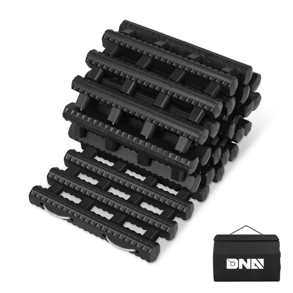 DNA MOTORING 32" Recovery Traction Tracks Mat Car Non-Slip Mat Off-Road Emergency Aid Devices For Snow, Ice, Mud, Sand