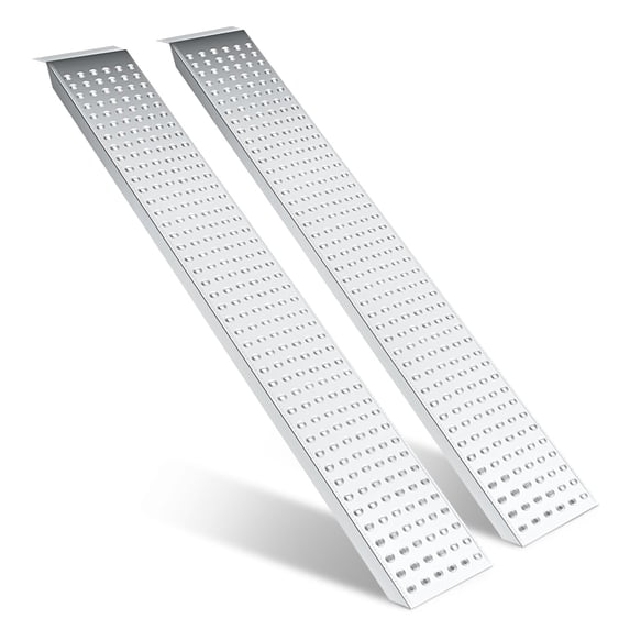 DNA Motoring A3 Steel Loading Ramp Arched for Hand Truck Bicycle Motorcycle ATV Pair 880lbs