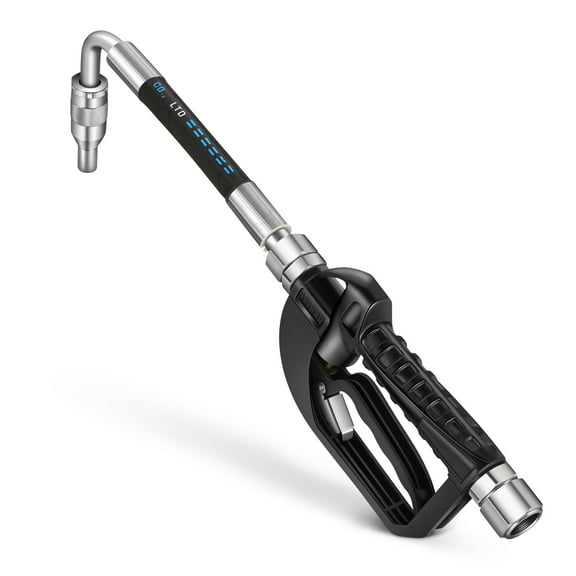 DNA MOTORING TOOLS-00470 Fuel Filler Gun 0.75 Inch 30L/Min Ergonomic Handle Adjustable High Flow Fueling for diesel, gasoline, kerosene, engine oil, lubricat-ing oil