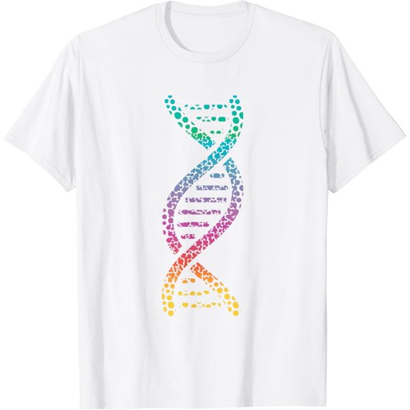 DNA Molecular World Genes Biology Lover Geek Gift T-Shirt100% cotton