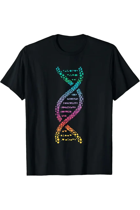 DNA Molecular World Genes Biology Lover Geek Gift T-Shirt