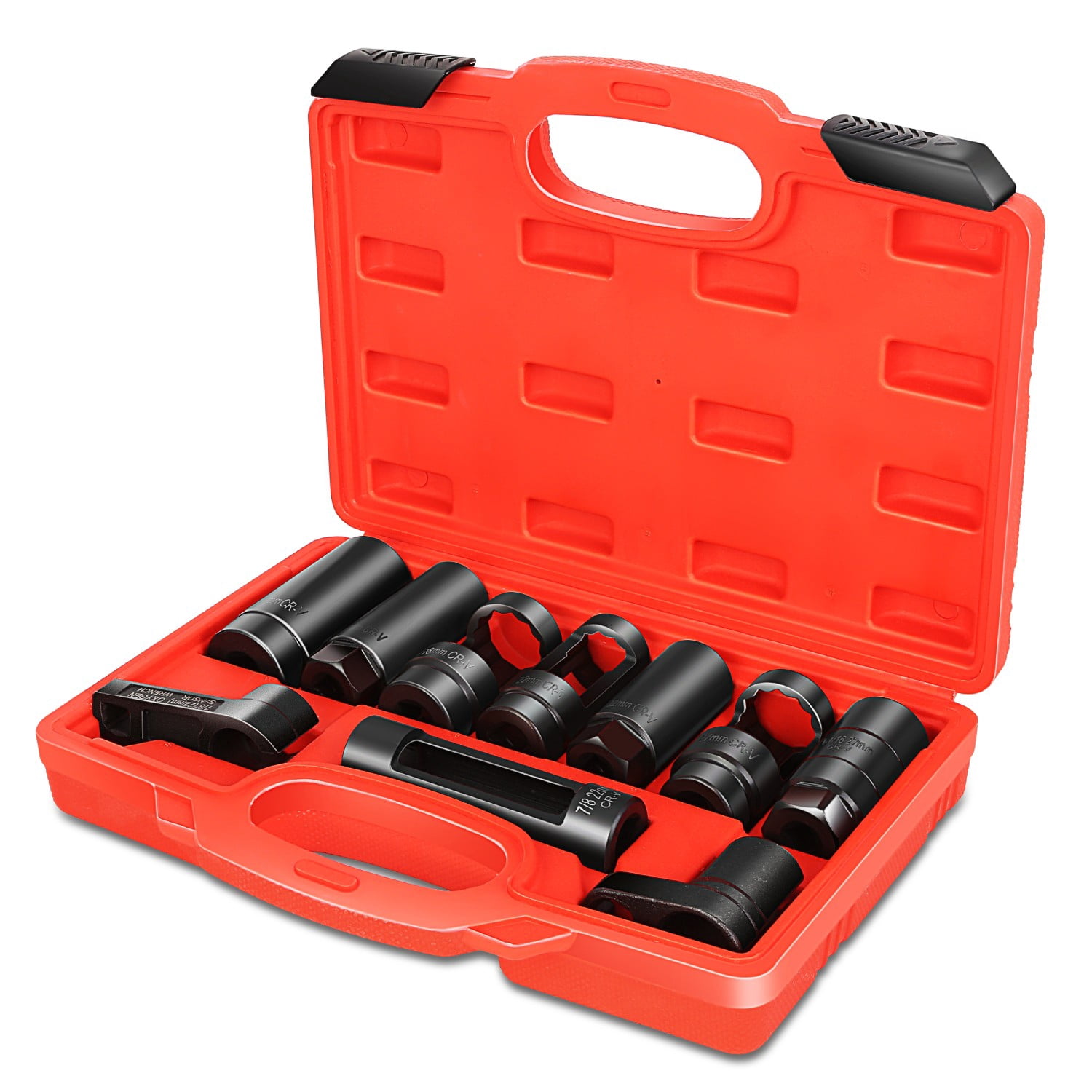 O2 Sensor Socket Set Powerbuilt DNA Motoring 10Pcs O2 Oxygen Sensor Socket Set Oil Pressure Sending ...