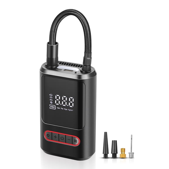 DNA Motoring 150 PSI Wireless Portable LCD Display Tire Inflator Air Pump Compressor 4000 mAh