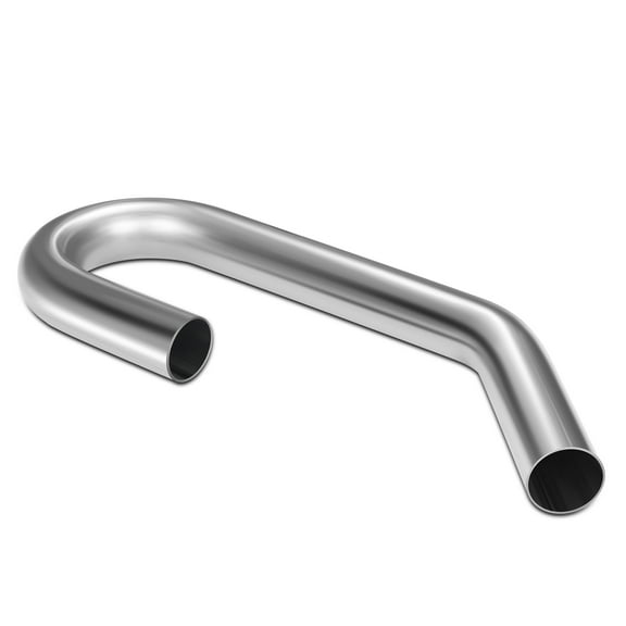 DNA Motoring 2.5" OD 45 180 Degree U Shape Mild Steel Fit Exhaust Pipe Tailpipe Tube Bend