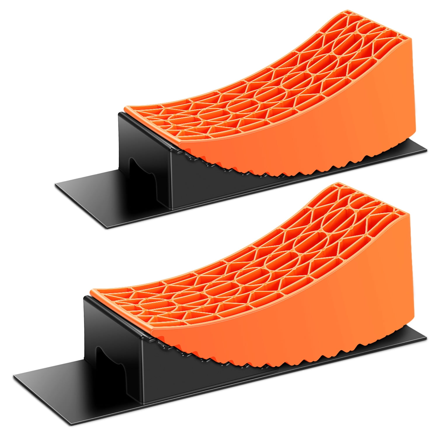 DNA Motoring 2 Pack RV Camper Travel Trailer Leveling Block Ramps w ...