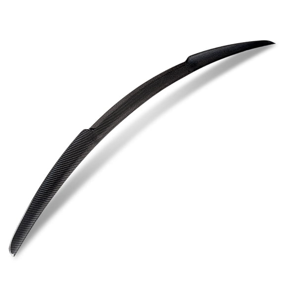DNA Motoring 2-SPC-6157-CF For 2014-2021 BMW M2 M235i 230i 228i F22 Coupe Carbon Fiber V Style Duck Bill Rear Trunk Lid Spoiler