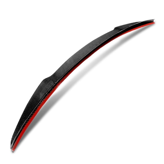 DNA Motoring 2-SPC-6305-CF For 2014-2020 Audi A3 Quattro RS3 S3 Sedan V-Type Real Carbon Fiber Rear Trunk Spoiler Wing