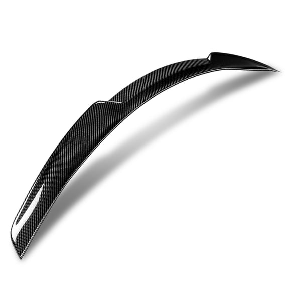 DNA Motoring 2-SPC-6615-CF For 2017-2022 Infiniti Q60 Coupe V-Style Real Carbon Fiber Rear Trunk Spoiler Wing