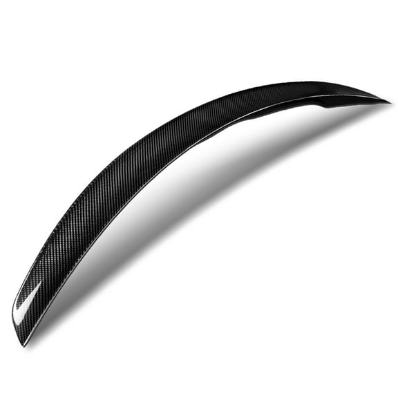DNA Motoring 2-SPC-6638-CF For 2014-2021 Infiniti Q50 Carbon Fiber STP Style Duck Bill Rear Trunk Lid Spoiler