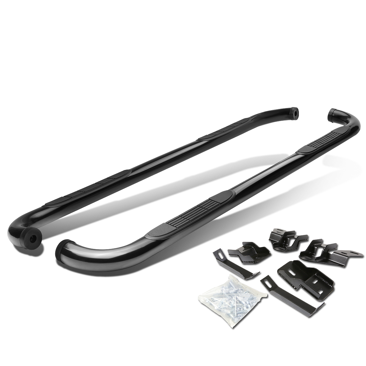 DNA Motoring 3" Nerf Bars For 0915 Dodge Ram 1500 2500 3500 Extended