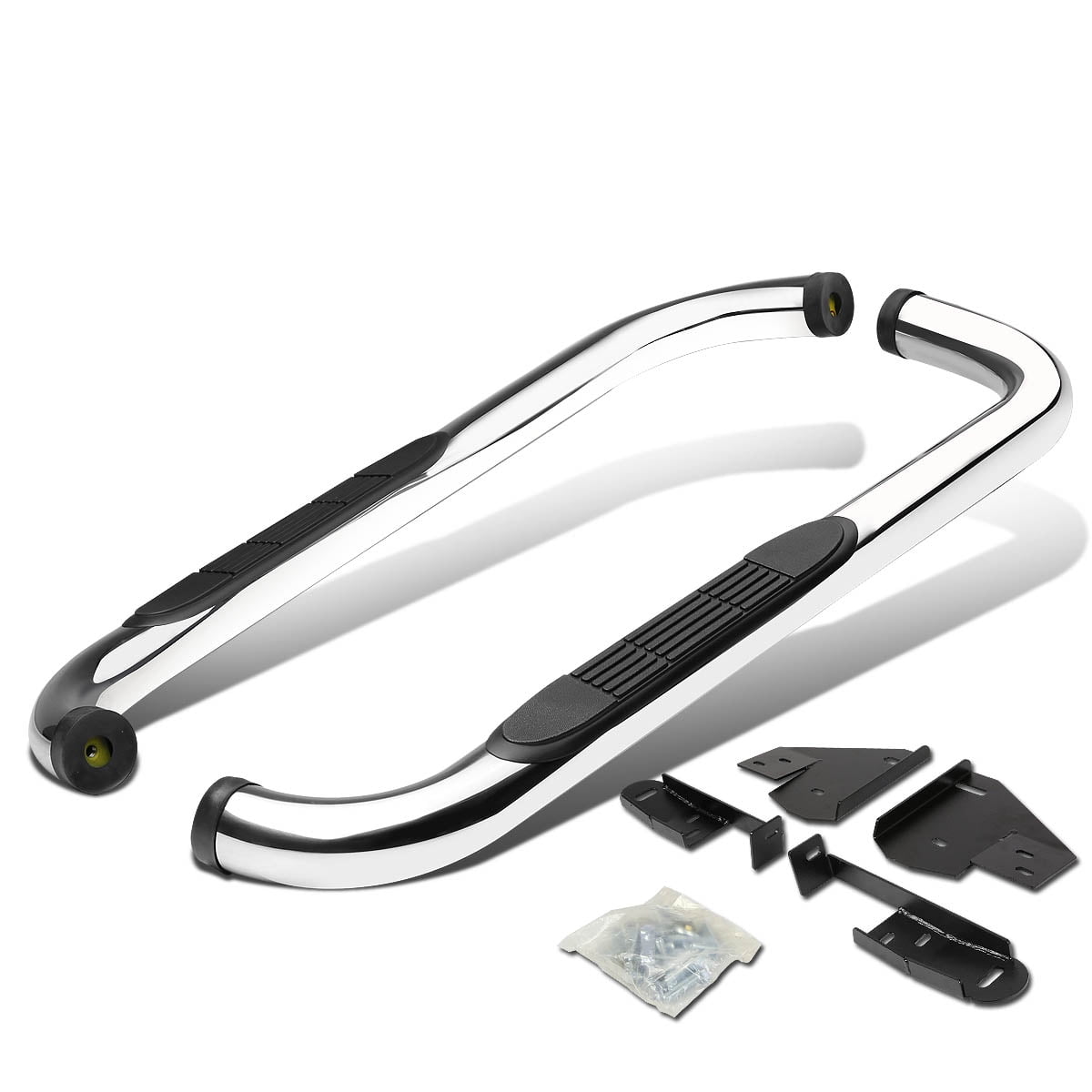 DNA Motoring 3" Nerf Bars For 0915 Dodge Ram 1500 2500 3500 Standard