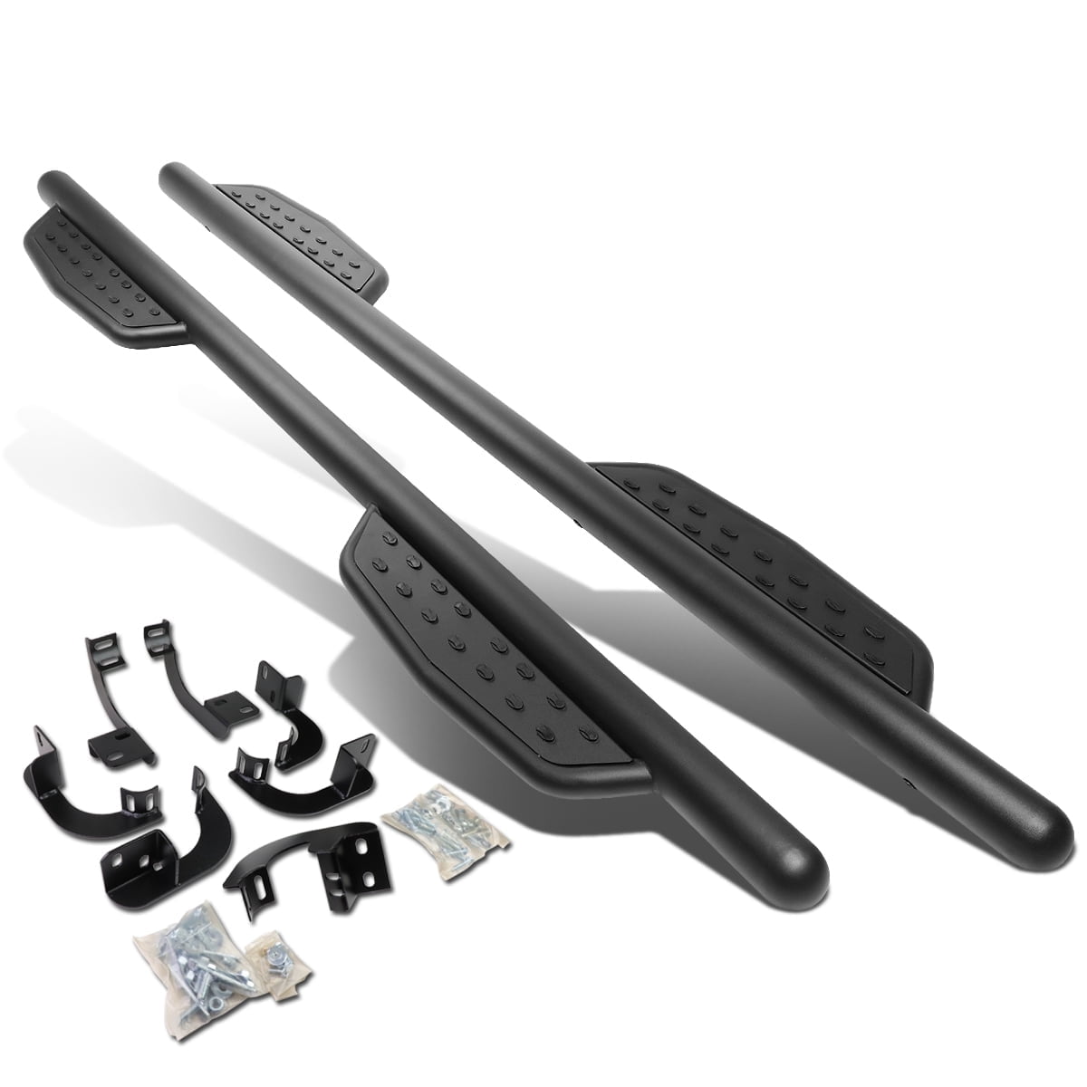 DNA Motoring 3" Side Step Nerf Bars Running Boards for 2009-2020 Dodge Ram 1500-3500 Crew Cab