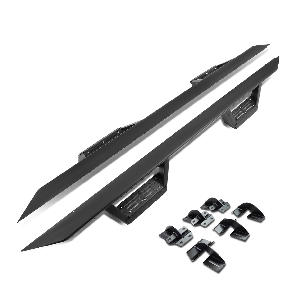 DNA Motoring 3" Chrome Side Step Nerf Bars Running Boards for 2015-2020 Ford F150 Super Cab