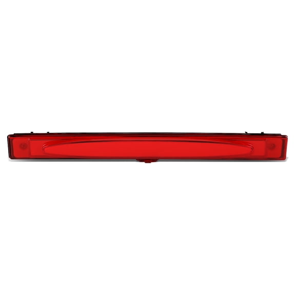 DNA Motoring 3BL-CCV05-3D-LED-RD For 2005 to 2013 Chevy Corvette Red Lens 3D LED Bar 3rd Third Tail Brake Light Rear Center Stop Lamp 06 07 08 09 10 11 12