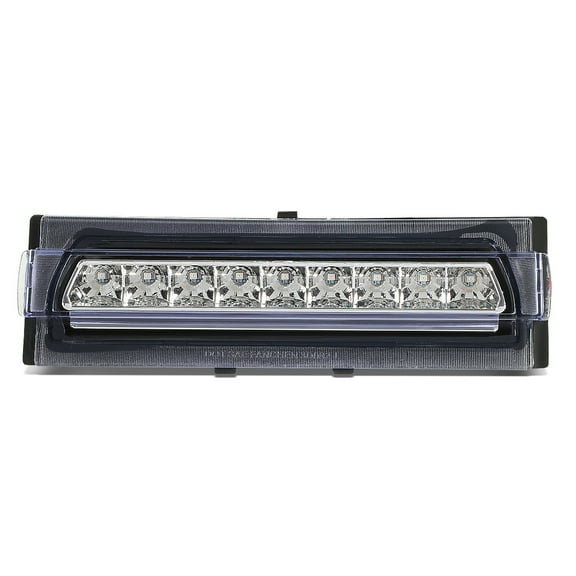 DNA Motoring 3BL-CCV91-LED-CH For 1991 to 1996 Chevy Corvette Chrome Housing Rear Trunk Lid Full LED Third 3rd Tail Brake Light Lamp 92 93 94 95