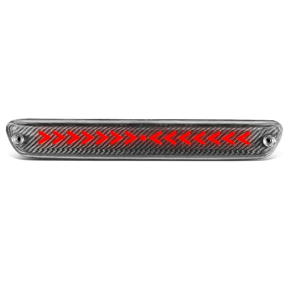 DNA Motoring 3BL-COLO04-3D-T3-LED-BK For 2004 to 2012 Chevy Colorado GMC Canyon Isuzu I-Series Sequential LED Arrow Style Signal Tail Center 3rd Third Brake Light
