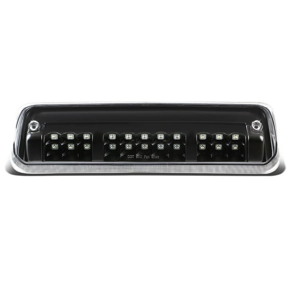 DNA Motoring For 04-08 Ford F150 Mark LT 2-Row LED Third 3RD Tail Brake Light Cargo Lamp Black