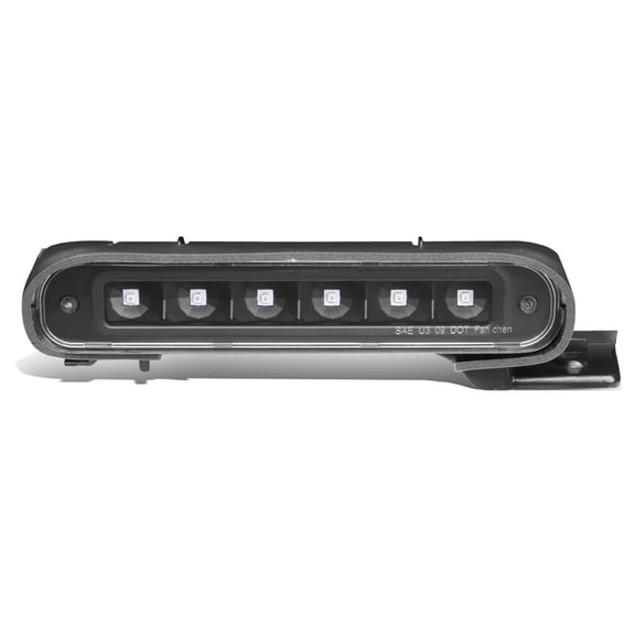 DNA Motoring 3BL-FFLEX12-LED-BK For 2012 to 2018 Ford Flex LED 3rd Third Tail Brake Light Rear Stop Lamp Black Housing 13 14 15 16 17