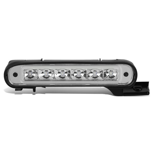 DNA Motoring 3BL-FFLEX12-LED-CH For 2012 to 2018 Ford Flex LED 3rd Third Tail Brake Light Rear Stop Lamp Chrome Housing 13 14 15 16 17