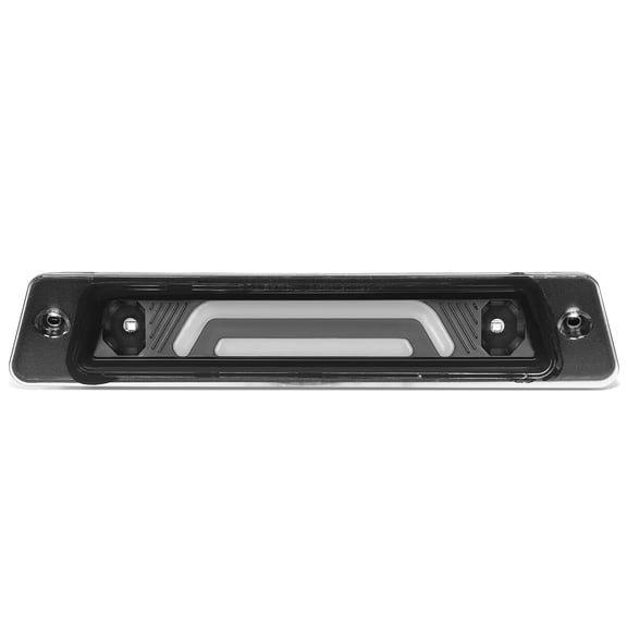 DNA Motoring 3BL-FM87-3D-LED-BK For 1987 to 1993 Ford Mustang LX Hatchback with OEM Spoiler Rear Center 3D LED Bar Third 3rd Tail Brake Light Black Housing