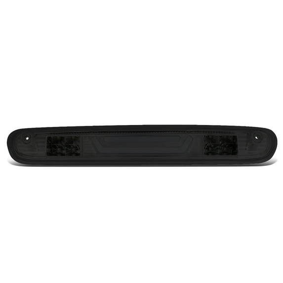 DNA Motoring 3BL-GMC07-3D-LED-SM For 2007 to 2013 Chevy Silverado GMC Sierra Heavy Duty 3D LED Bar 3rd Third Tail Brake Light Cargo Cargo Lamp Smoked Housing 08 09 10 11 12