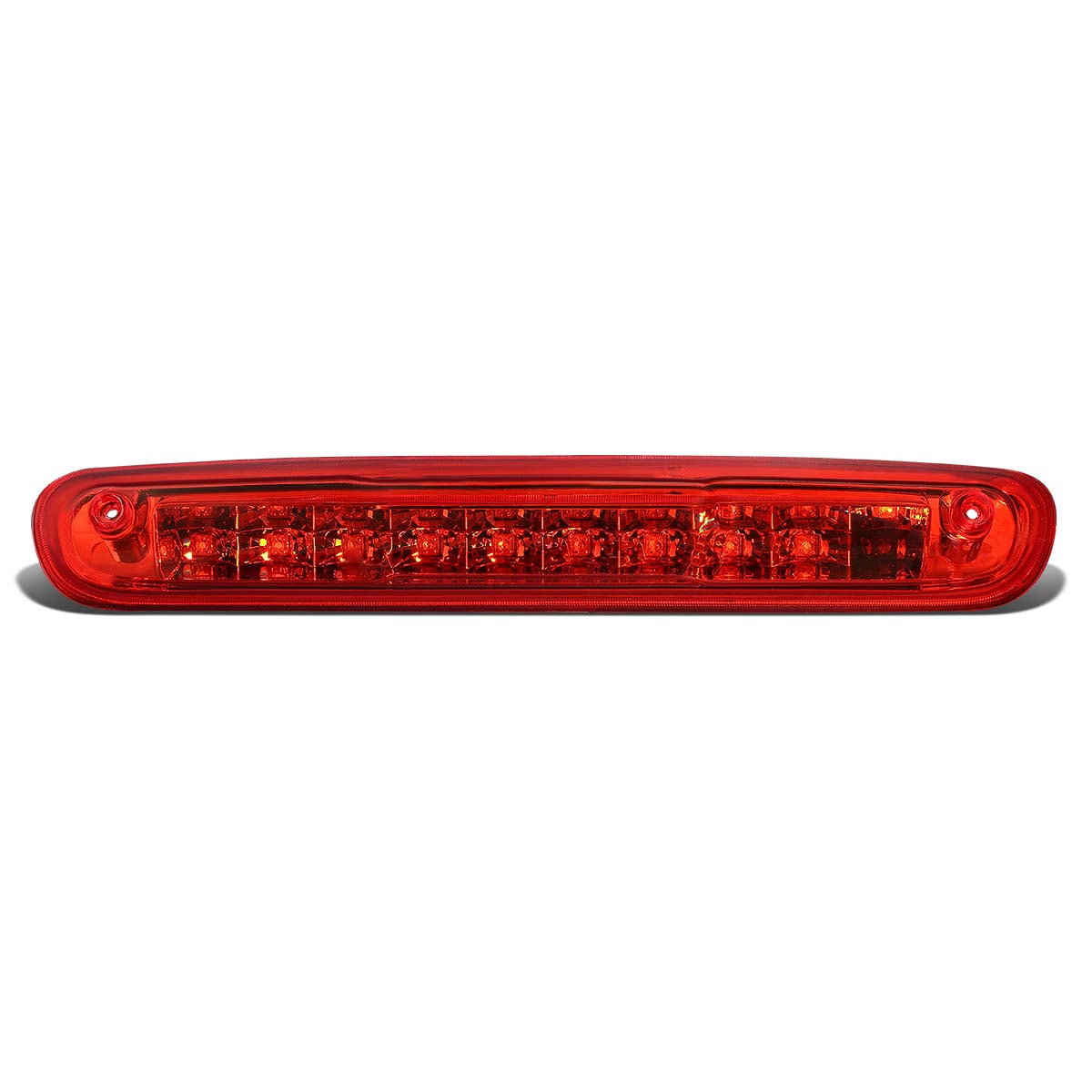 Red White LED Smoke Lens High Mount Third Brake Lights Cargo 3rd Braking Tail La - Foto 9