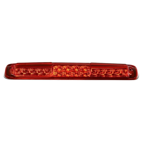 DNA Motoring For 99-07 Silverado Sierra 2-Row LED Third 3RD Brake Tail Light Cargo Lamp Red